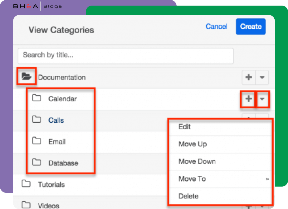 Dynamically creating categories from Article record view or Categories list view