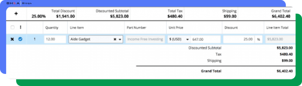 Quoted Line Items Configuration Settings in SugarCRM 9.x